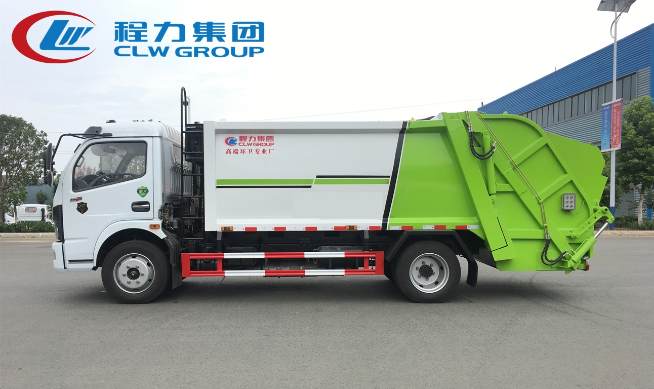 国六东风8方压缩垃圾车