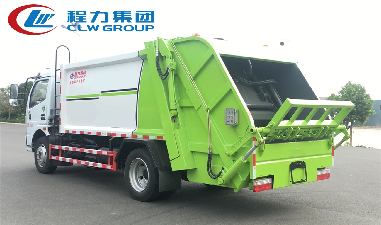 国六东风8方压缩垃圾车